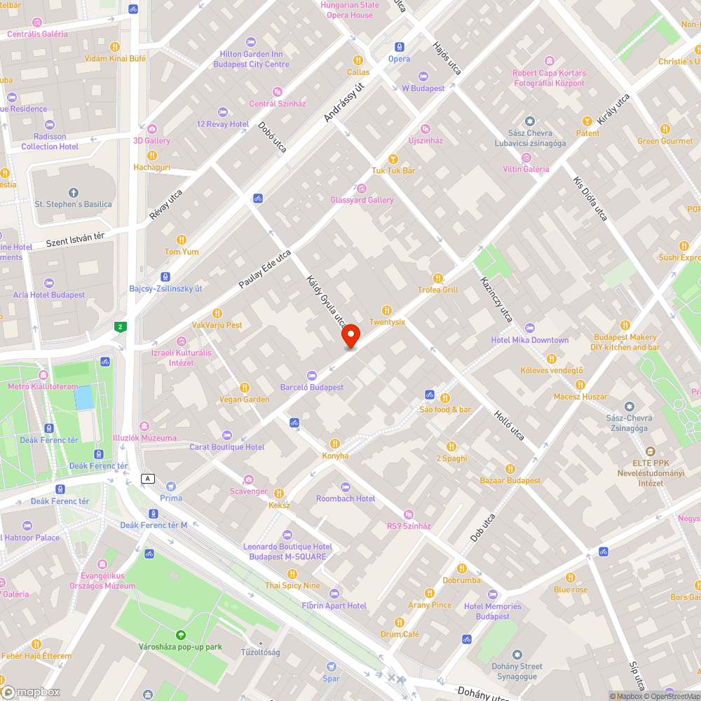 Úthibák bejelentés helye