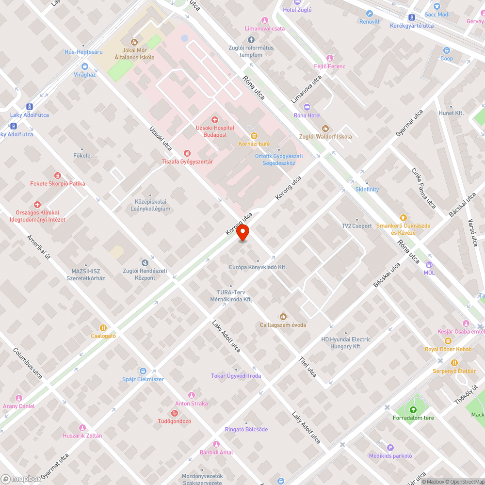 Avaros, csúszós járda bejelentés helye