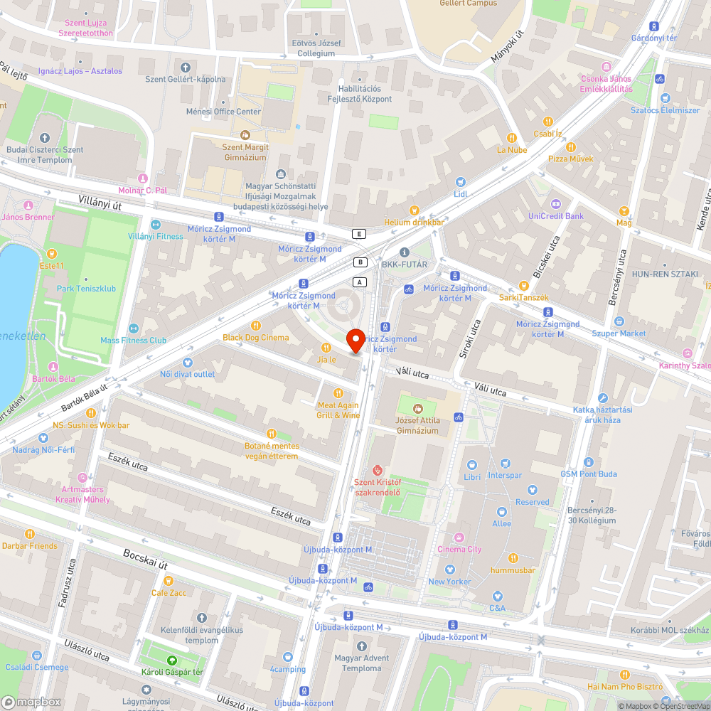 Balesetveszélyes járda bejelentés helye