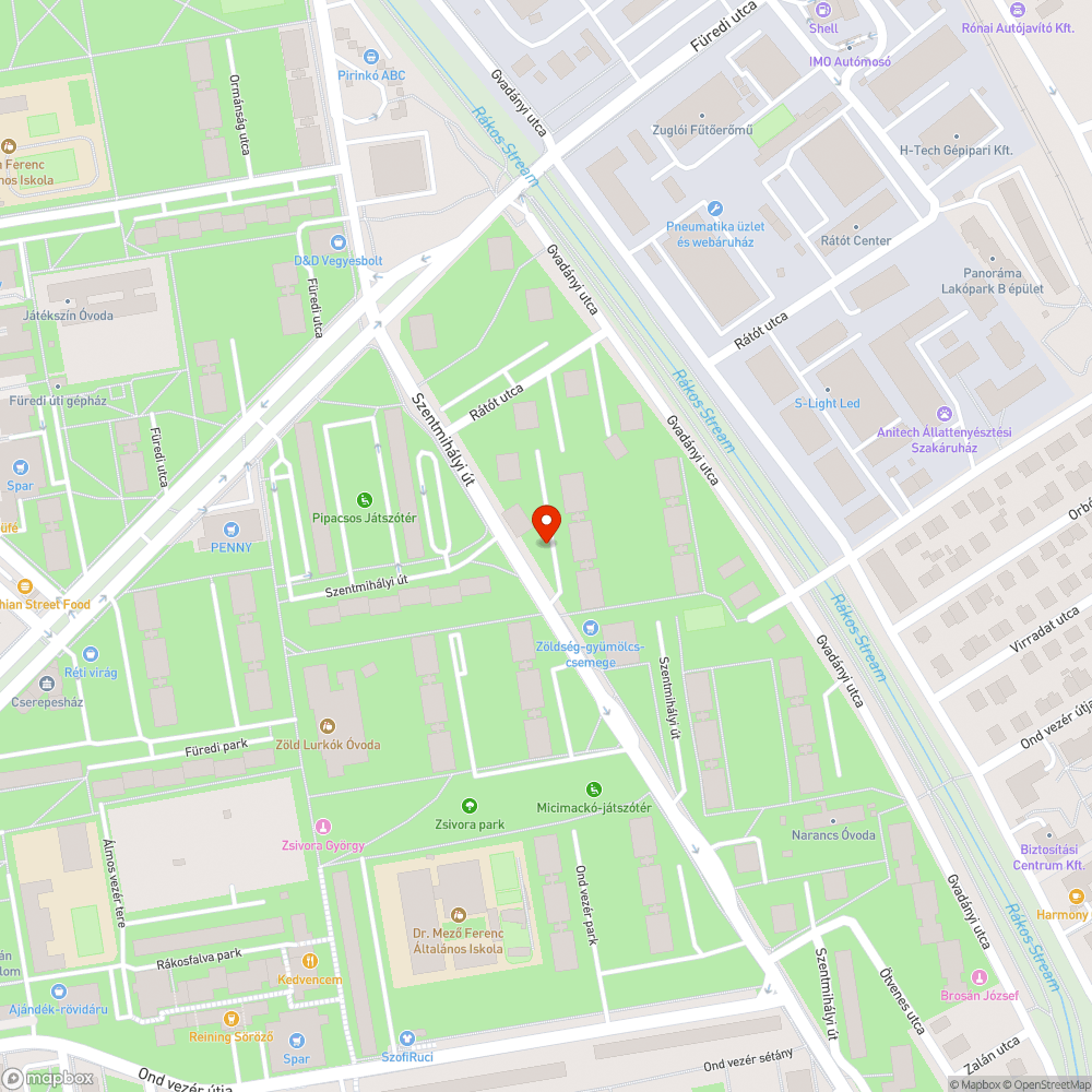 Szemét bejelentés helye