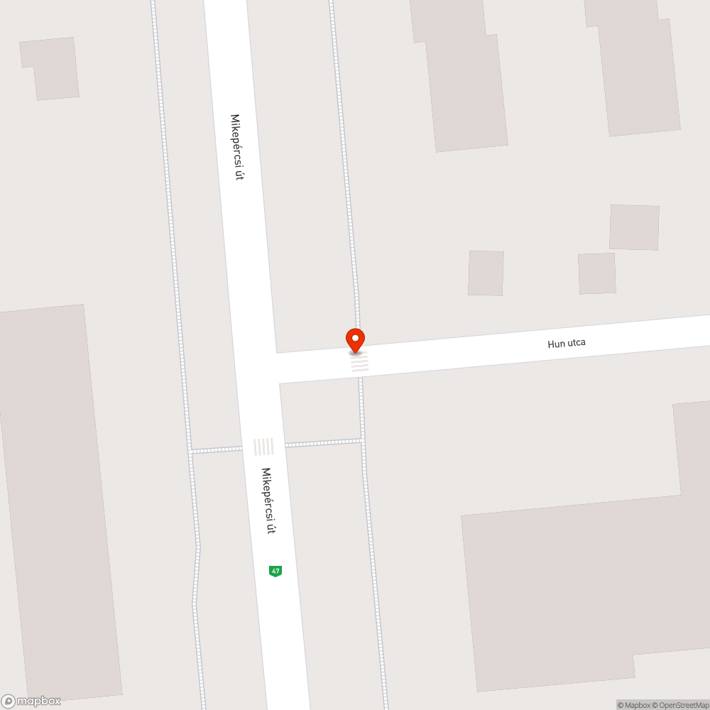 Megsüllyedt útburkolat és hiányzó szegélykövek bejelentés helye