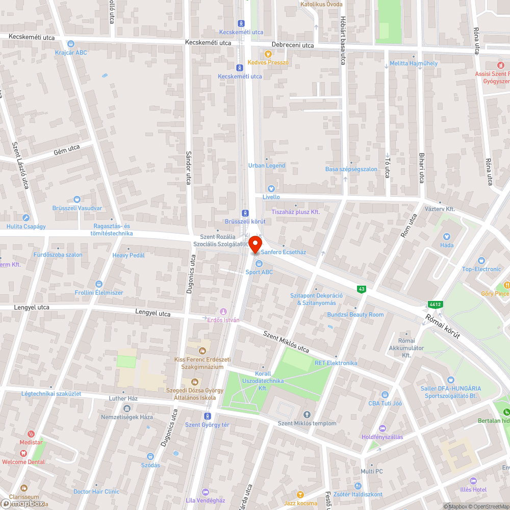 Megőlt, éles szélű poller bejelentés helye