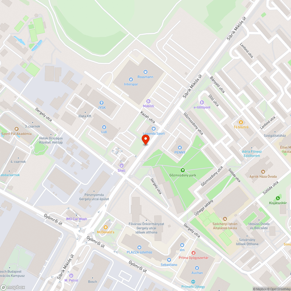 Újabb megsüllyedő víznyelők bejelentés helye