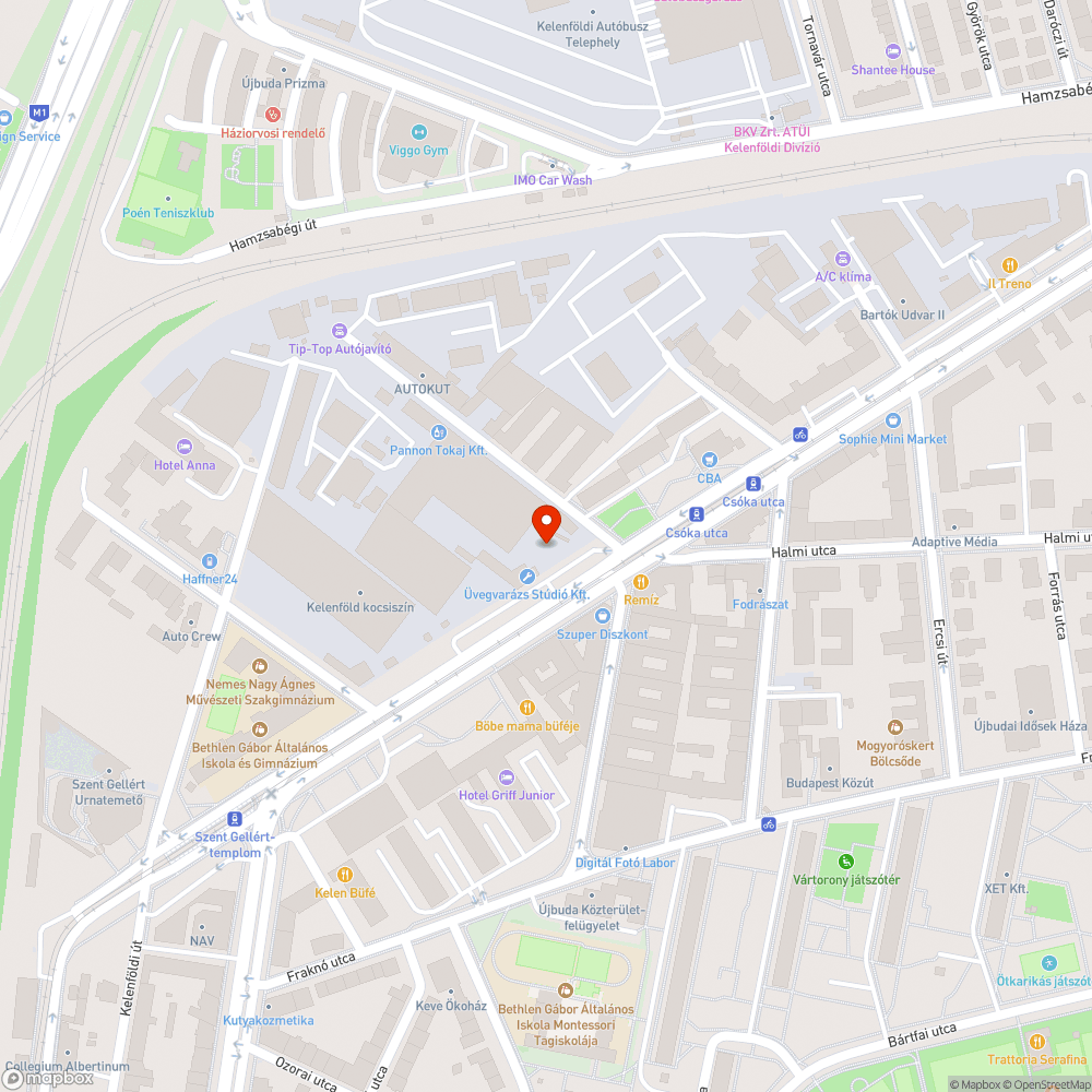 Elhagyott BMW bejelentés helye