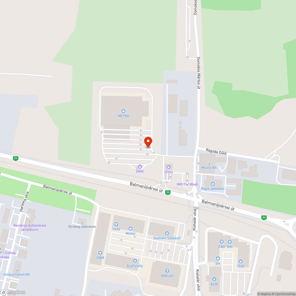 Hibás lámpafejek és Metro felirat világítás bejelentés helye