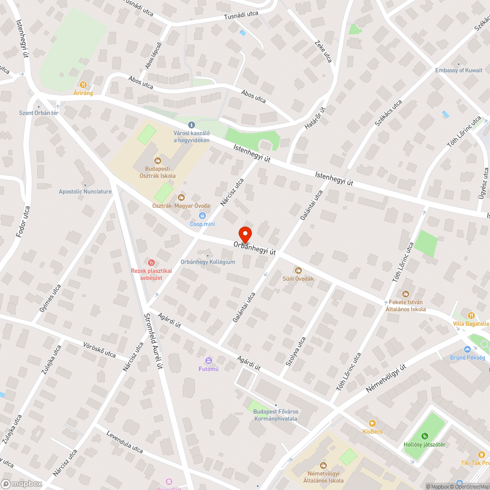 Beszakadt fedél bejelentés helye