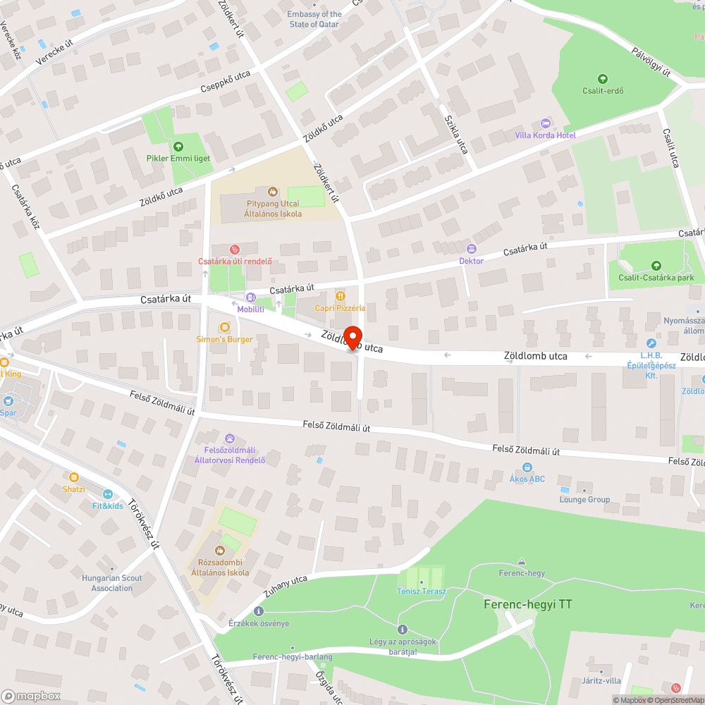 Pislákoló lámpa bejelentés helye