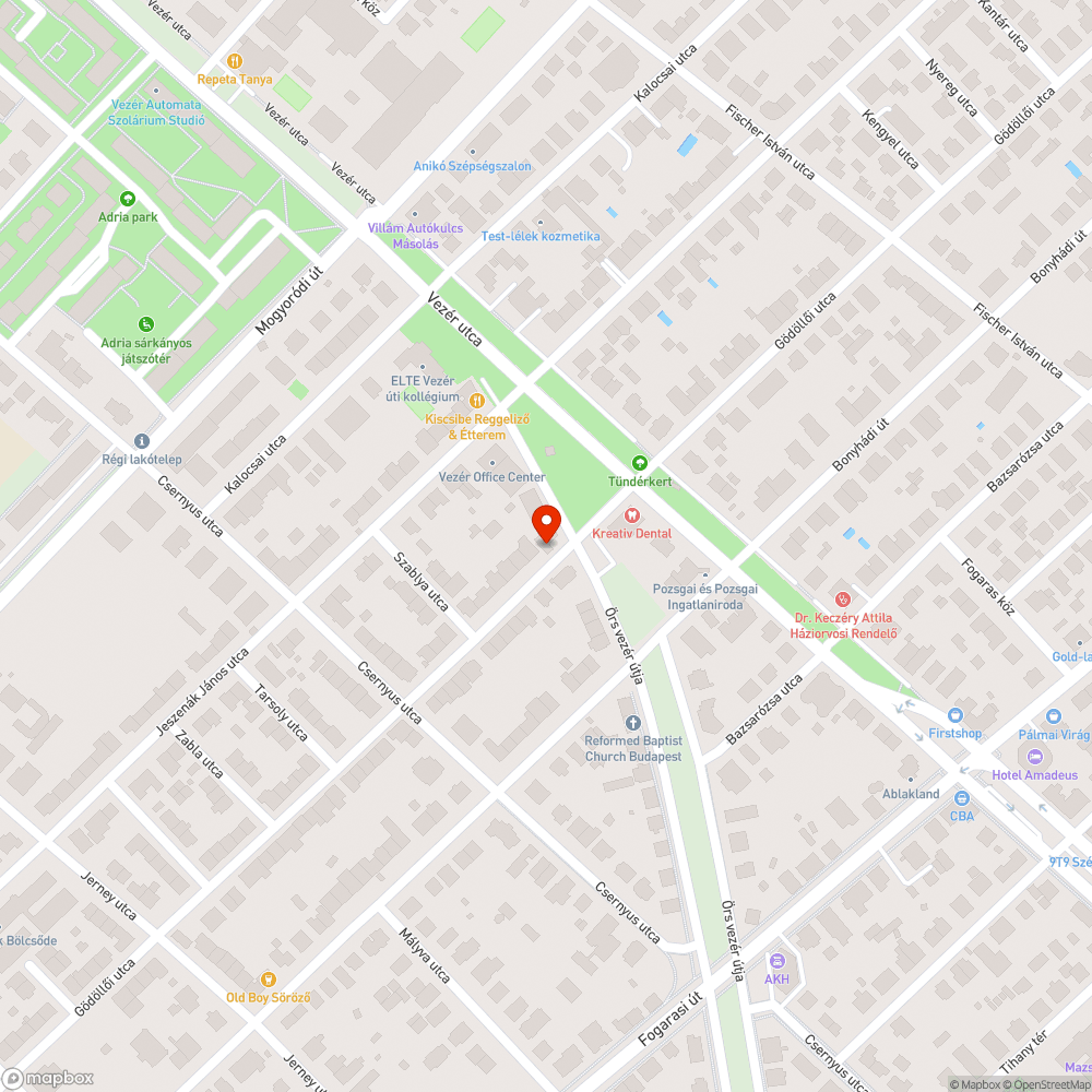 Illegális útburkolati felfestés bejelentés helye