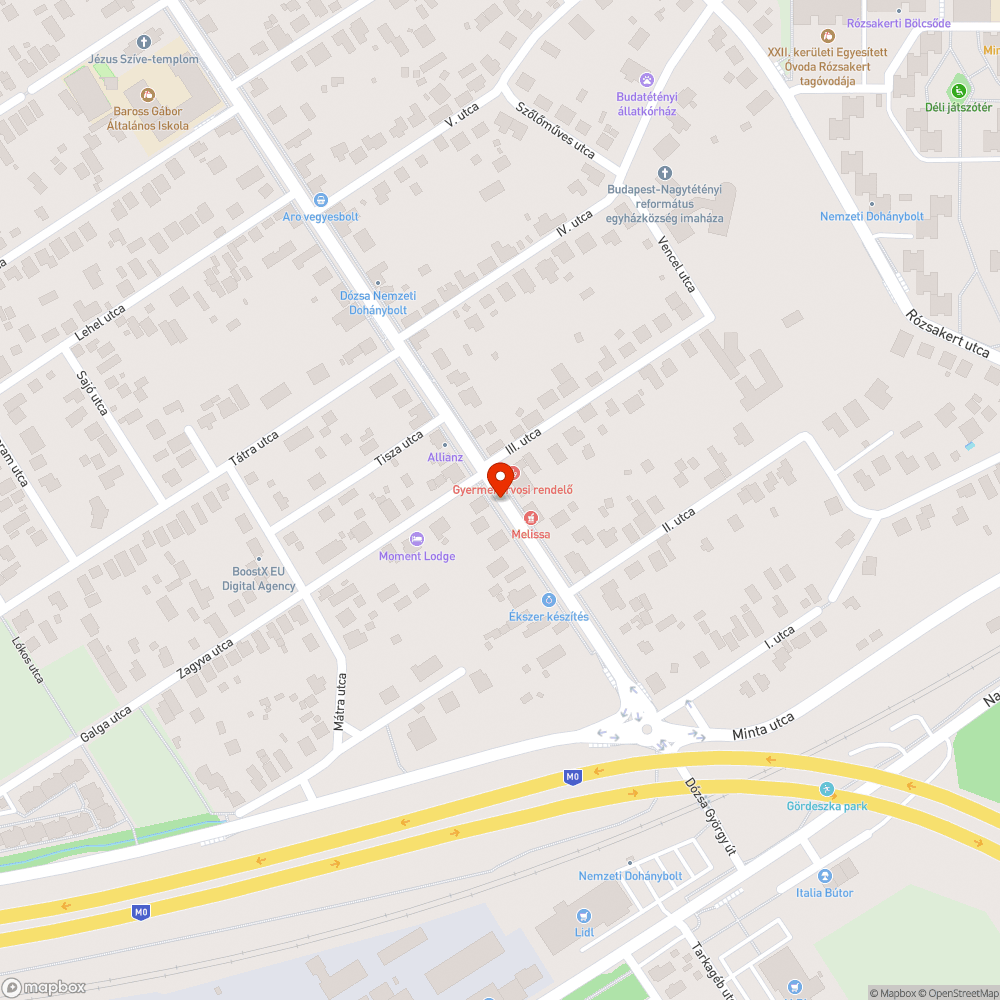 Törött Zafira bejelentés helye