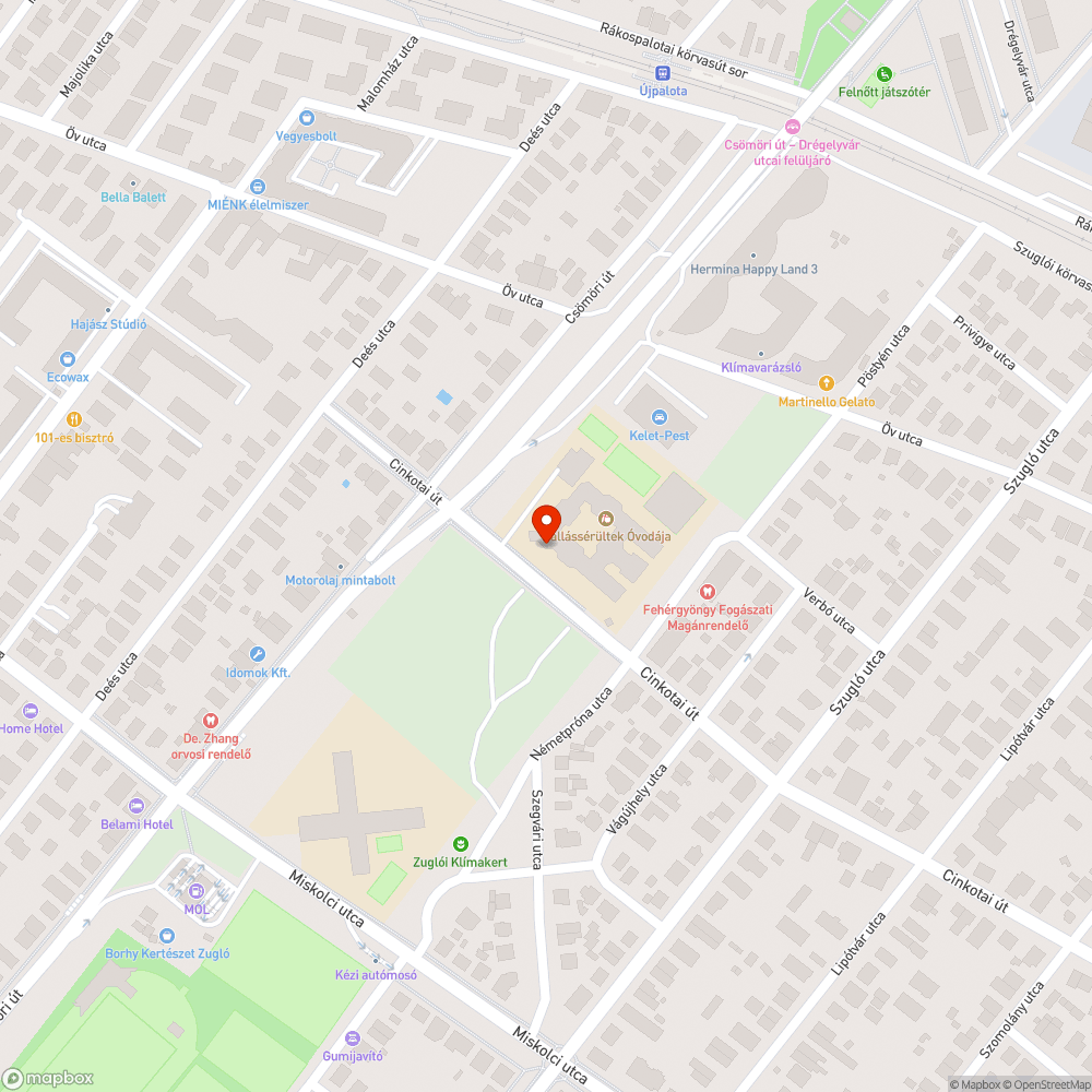 Ellopták a fasort? bejelentés helye