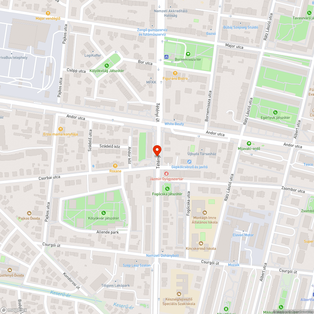 Avar a kerékpársávon bejelentés helye