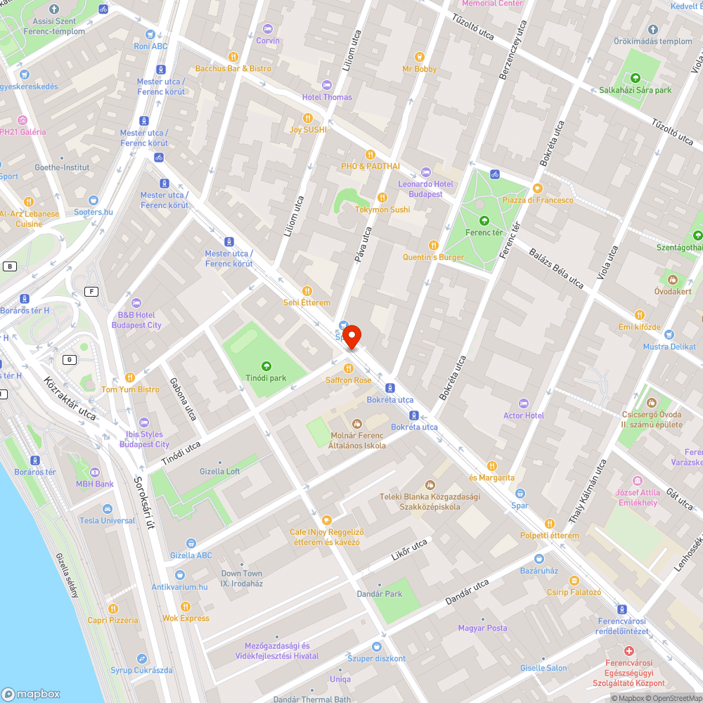 Mester utcai zöldfelületek állapota bejelentés helye