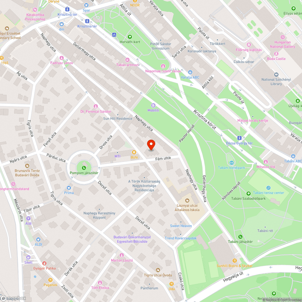 Elhagyott matrac bejelentés helye