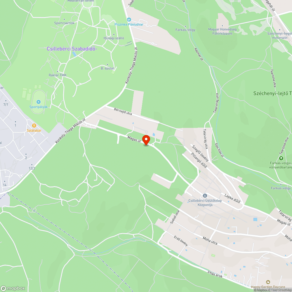 A teljes útszakasz borzalmas állapotú bejelentés helye