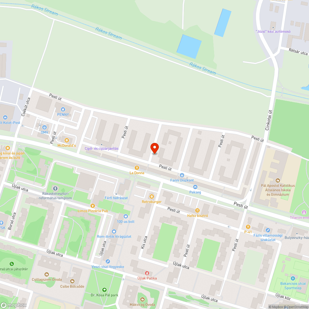 Nem működő közvilágítás bejelentés helye