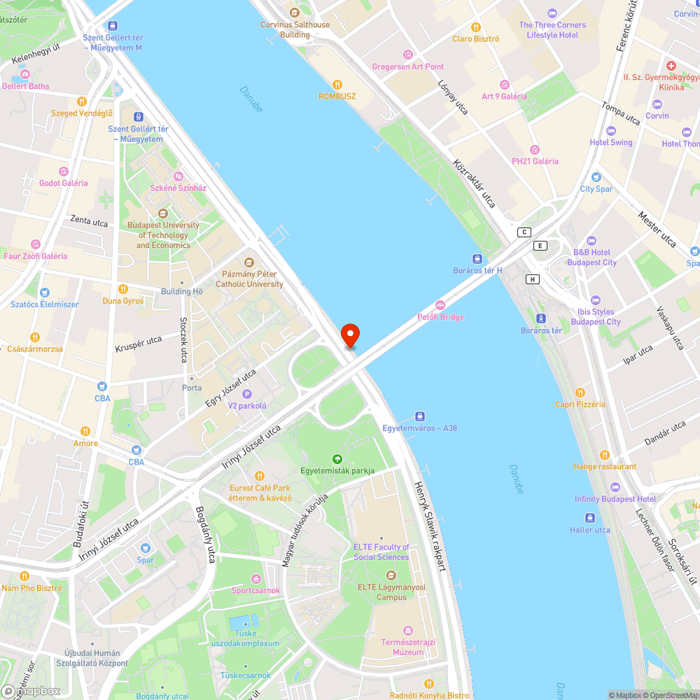 Graffiti bejelentés helye