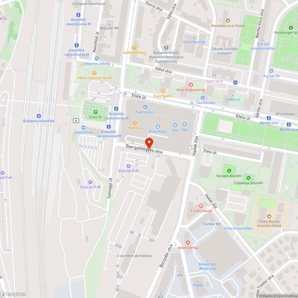 Áll a sárban az út szélén bejelentés helye