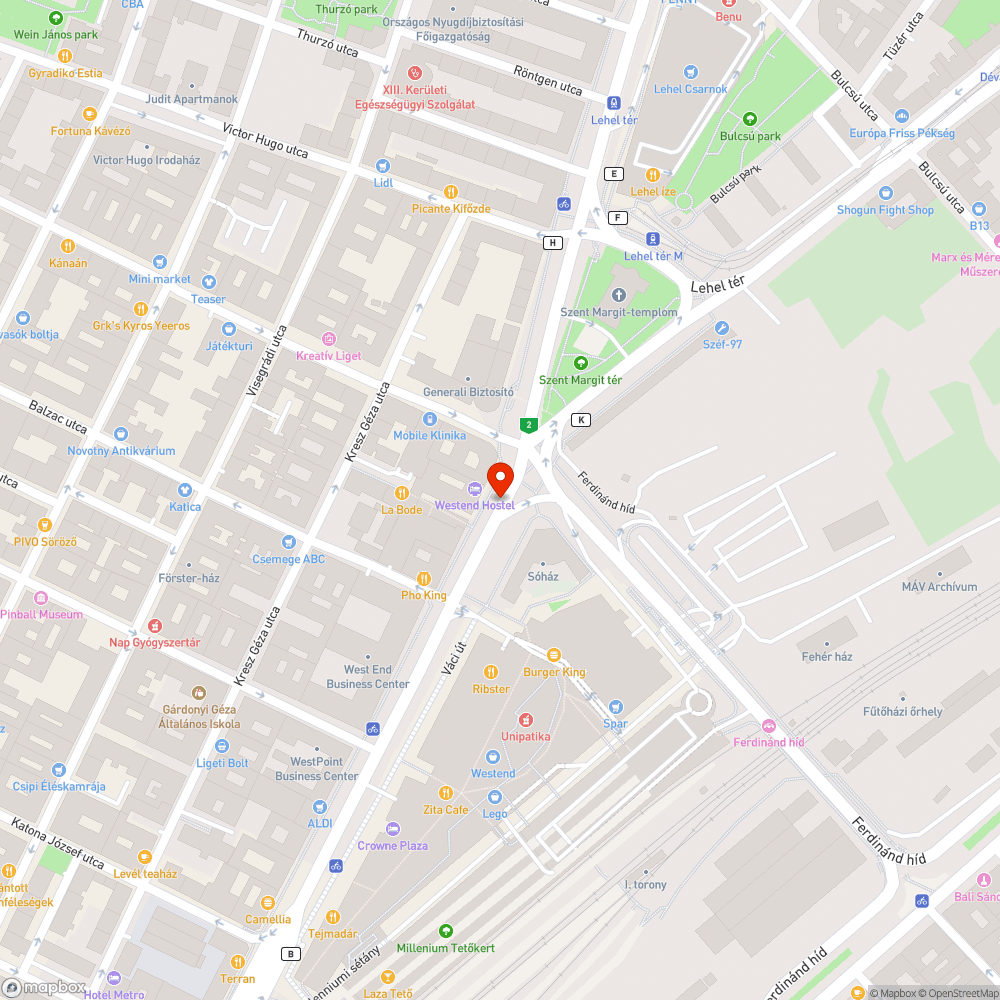 Megáll a víz a kerékpárúton bejelentés helye