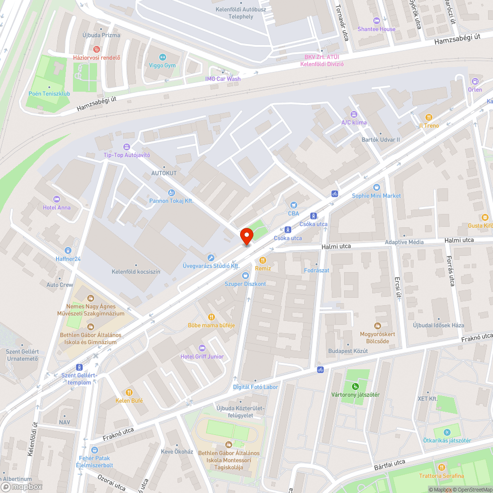 Kerékpársávra felhordott sár bejelentés helye