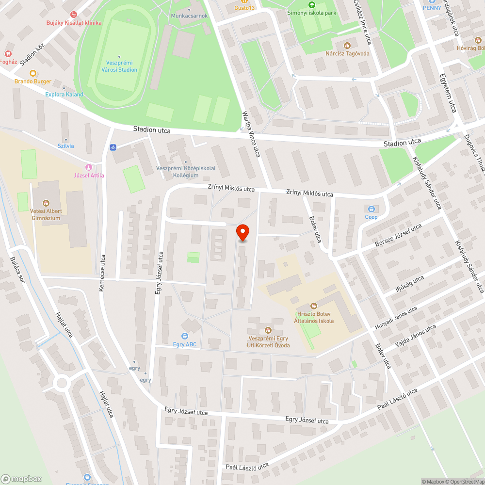 Elhagyott jármű bejelentés helye