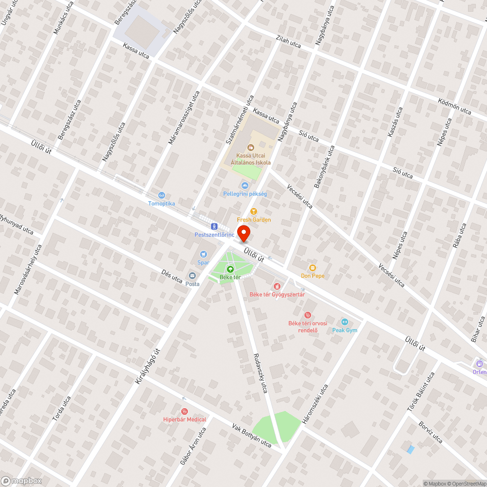 Szemétkupac bejelentés helye