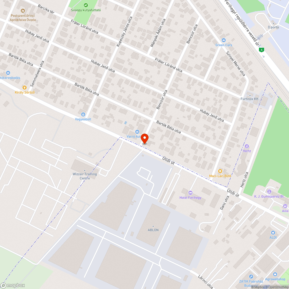 Nyitott szekrény bejelentés helye