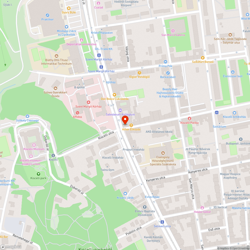 Veszélyes járda lezárás bejelentés helye