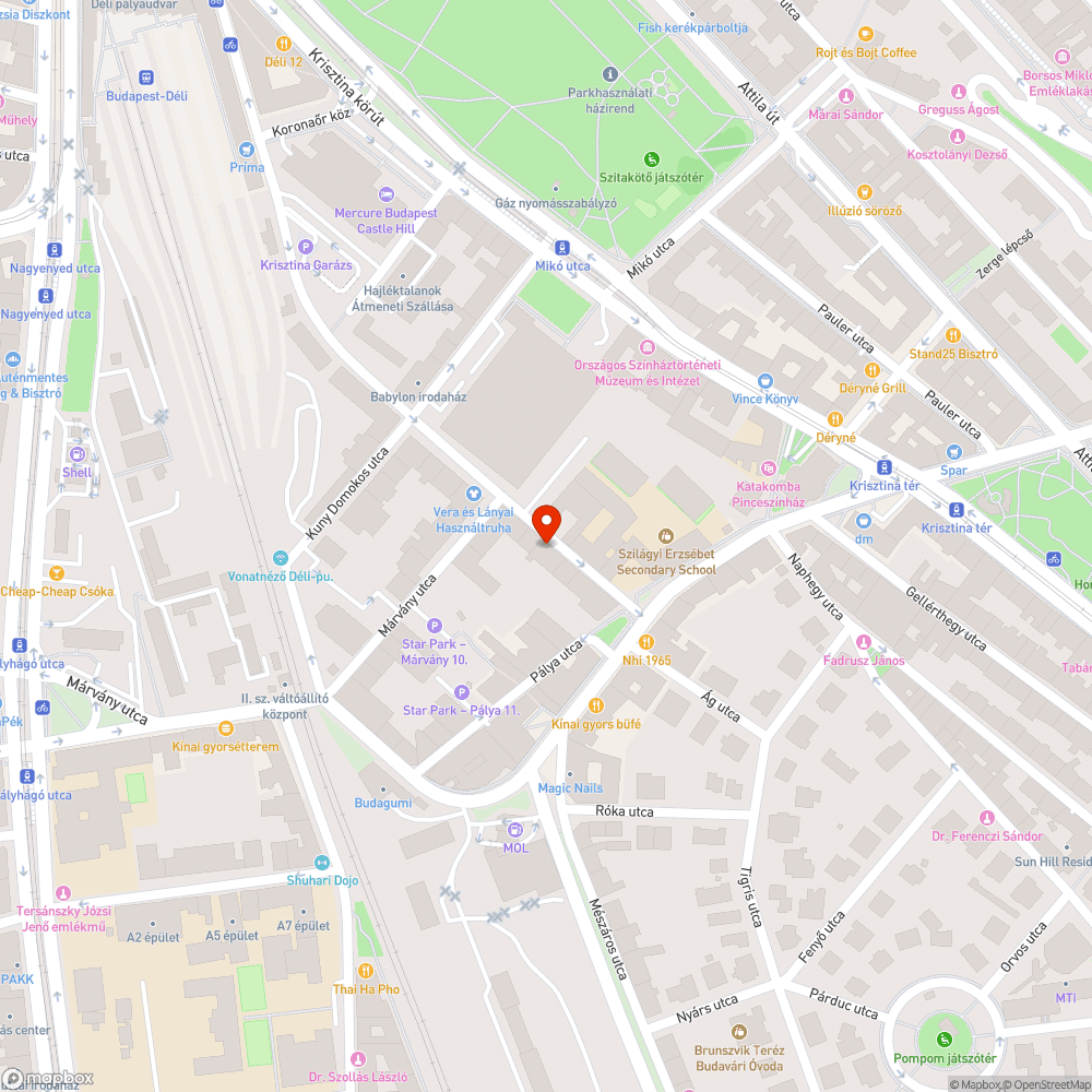 Hiányzó felfestés bejelentés helye