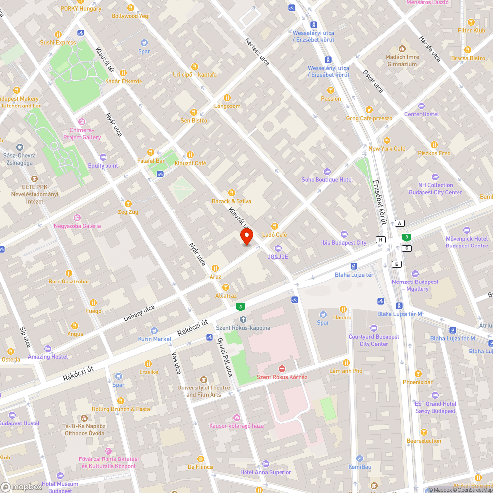 Kátyú a jardaszegélynél bejelentés helye