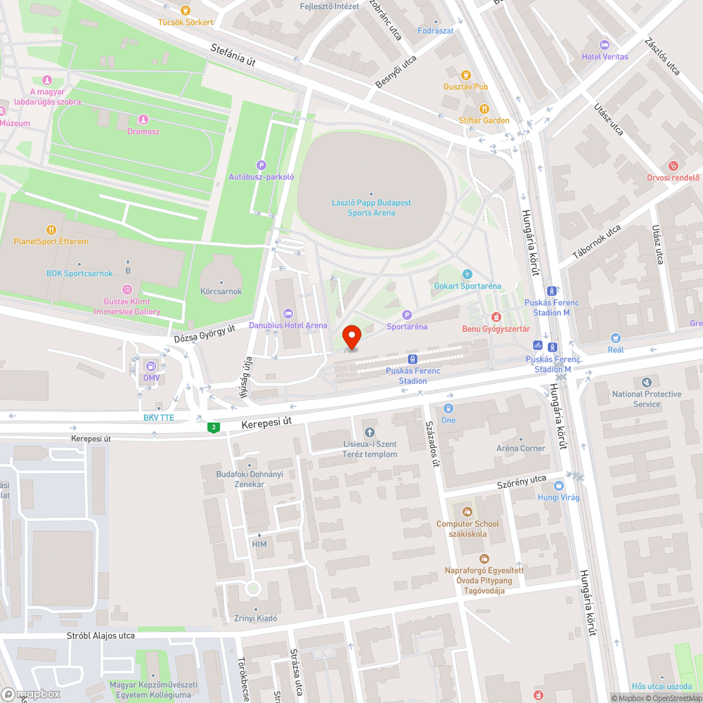 Kidőlt automata bejelentés helye