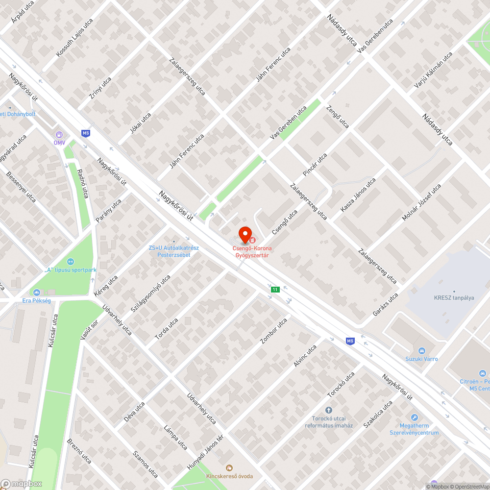 Felüljáró alatti szemét bejelentés helye