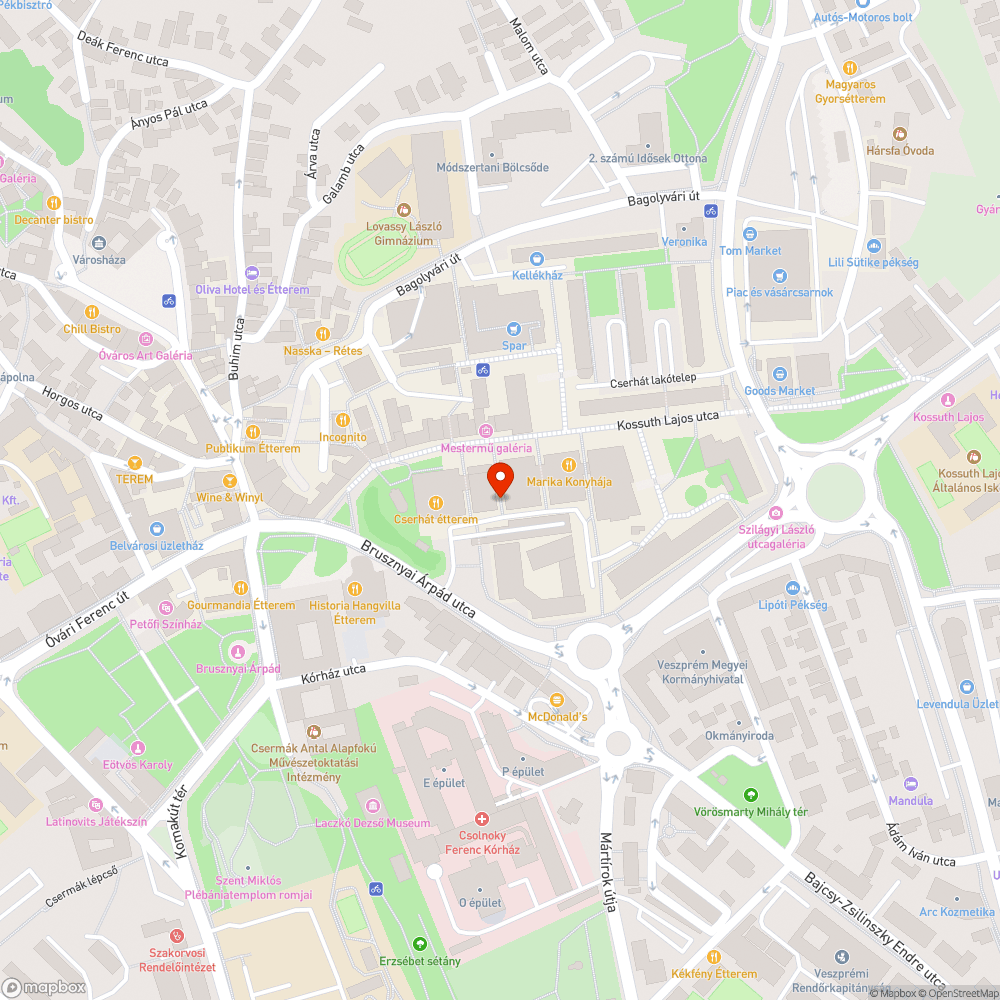 Vízelvezető fedele beszakadt bejelentés helye