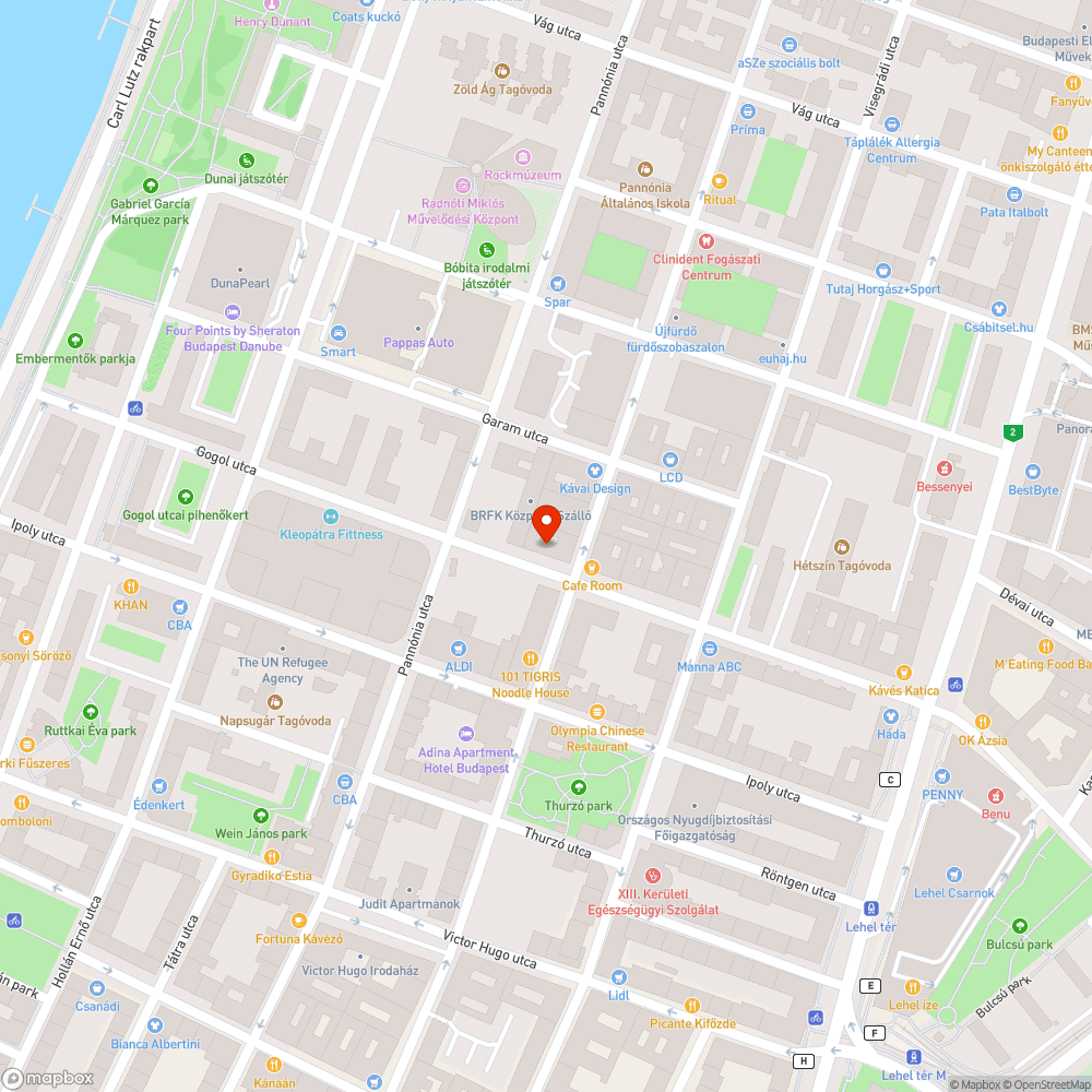 Gogol utcai fekvőrendőrök bejelentés helye