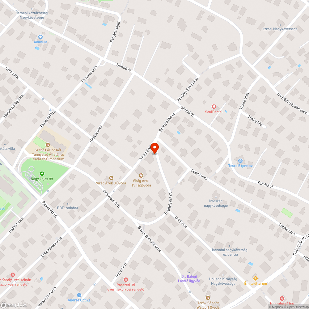 Belógó ágak bejelentés helye