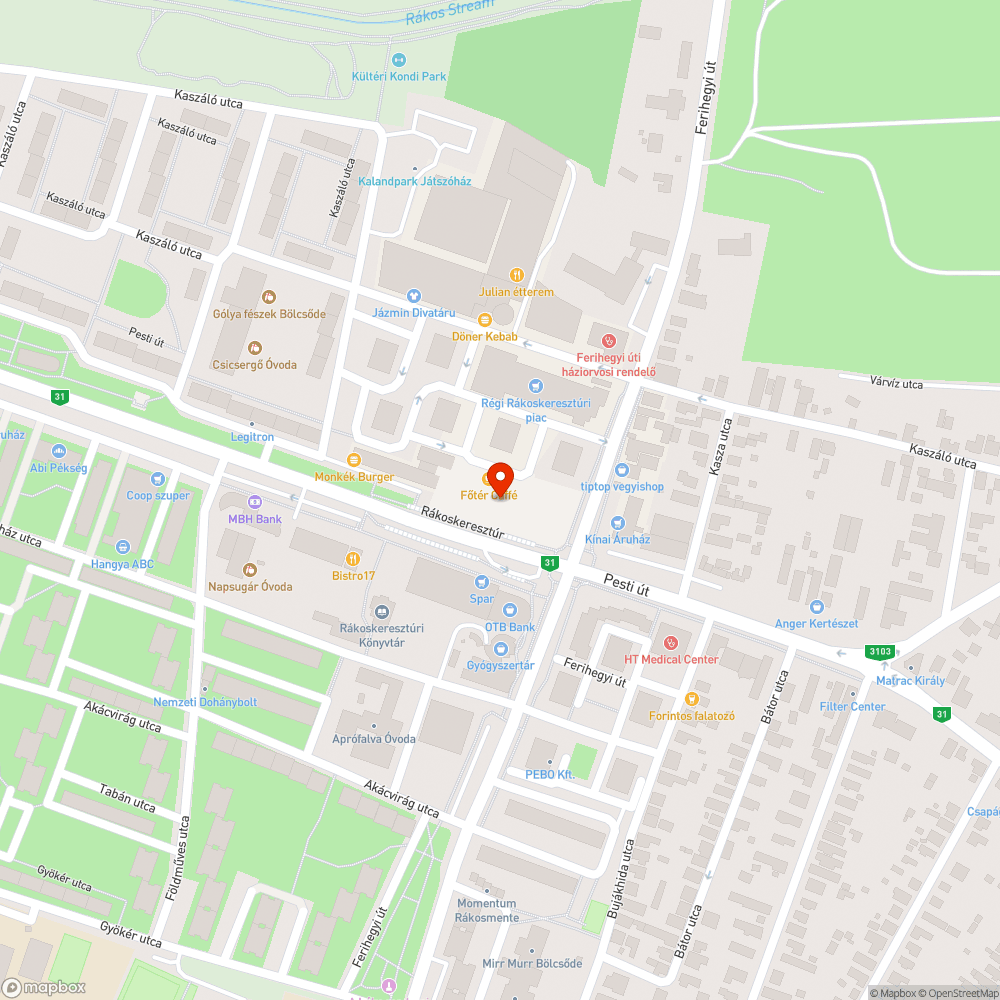 Balesetveszélyes burkolat bejelentés helye