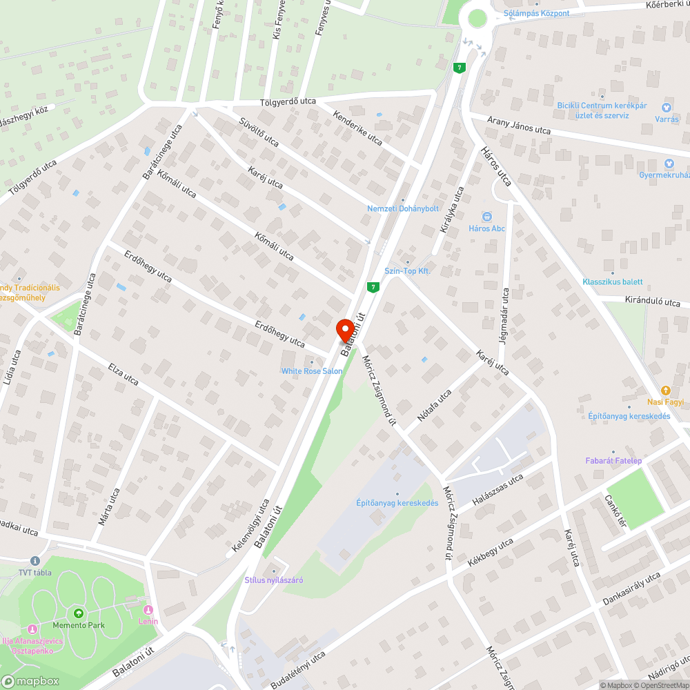 Elhagyatott autó bejelentés helye