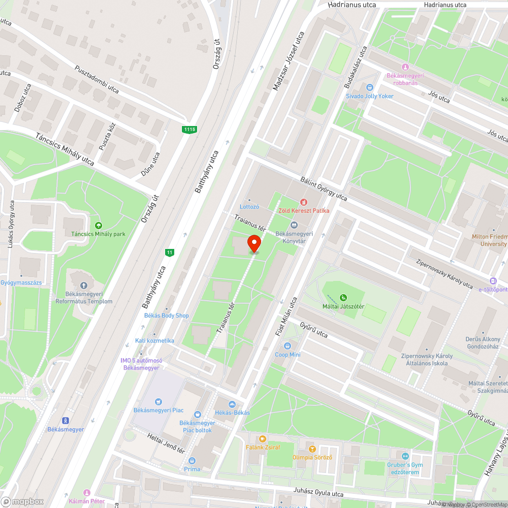 Eltűnt lámpatest bejelentés helye