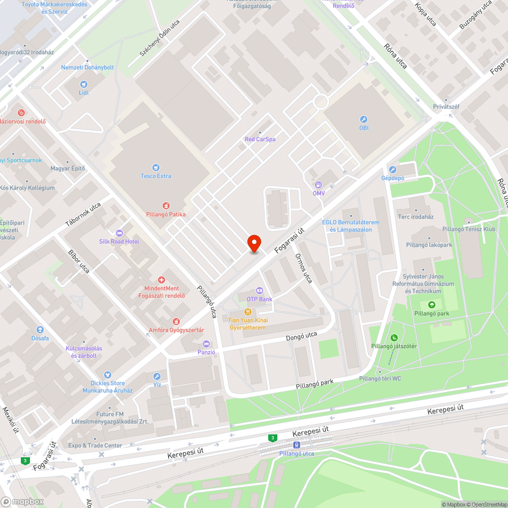 Lakóautó, roncsautó bejelentés helye