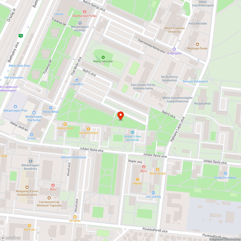 Graffitis tábla bejelentés helye