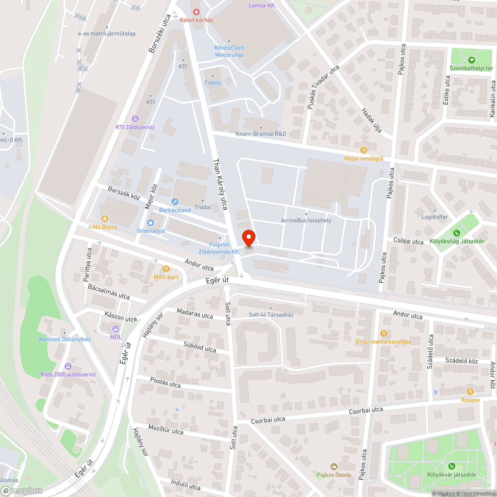 Undorító új busz bejelentés helye