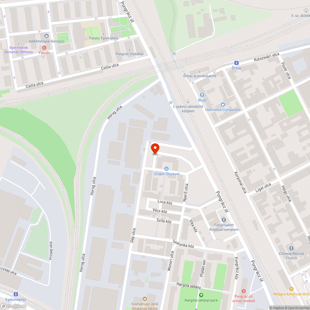 Folyamatos illegális parkolás a Gép utcában bejelentés helye