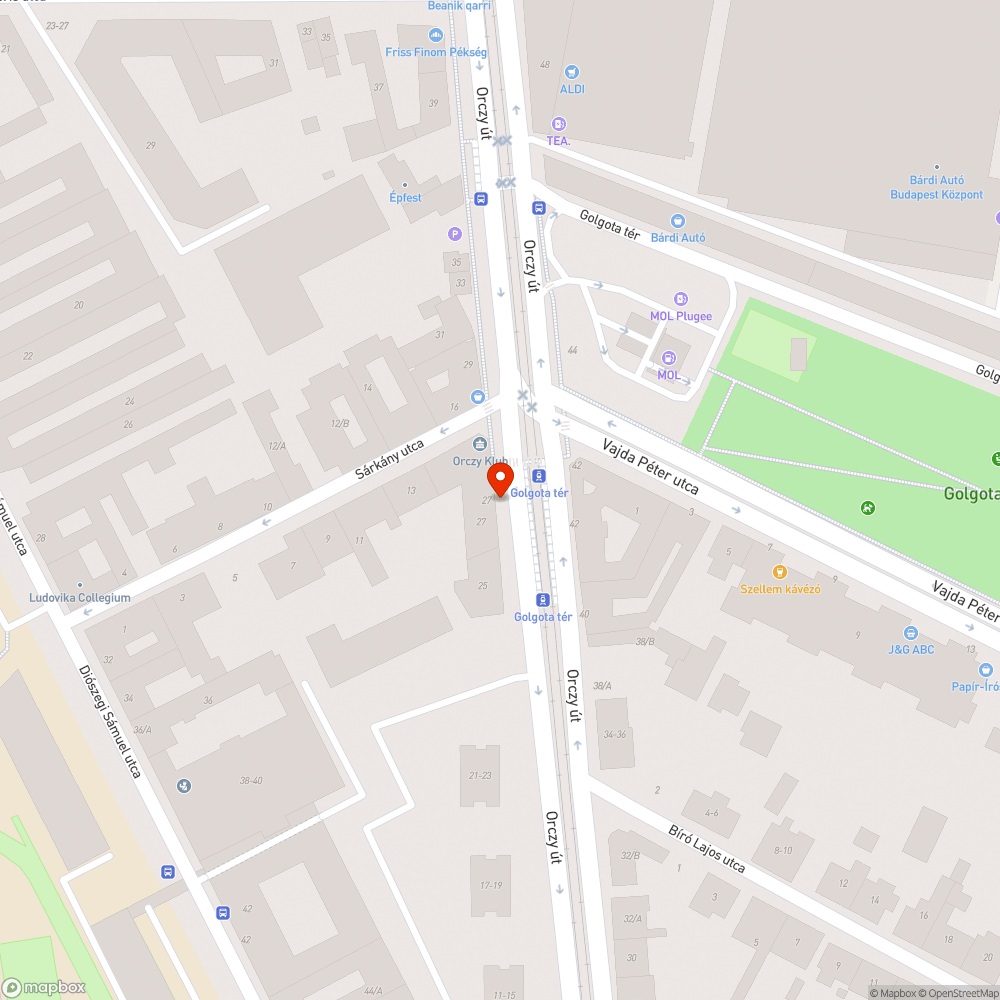 Elhanyagolt fővárosi terület bejelentés helye