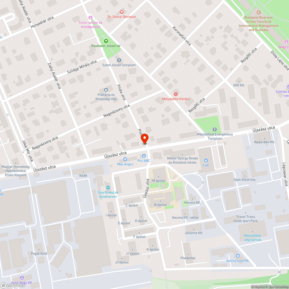 Kiégett gyalogos jelzőgomb bejelentés helye