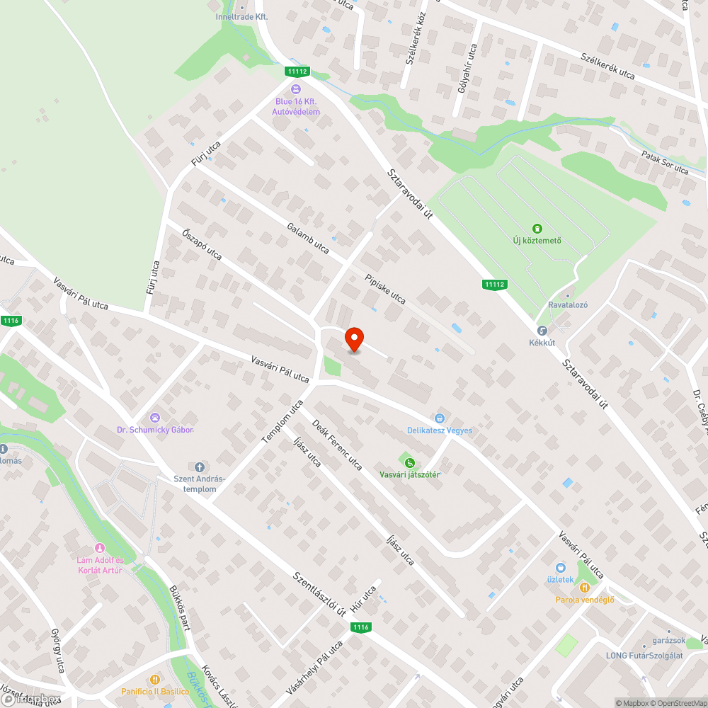 Utcai lámpatestek nem vilagitanak bejelentés helye