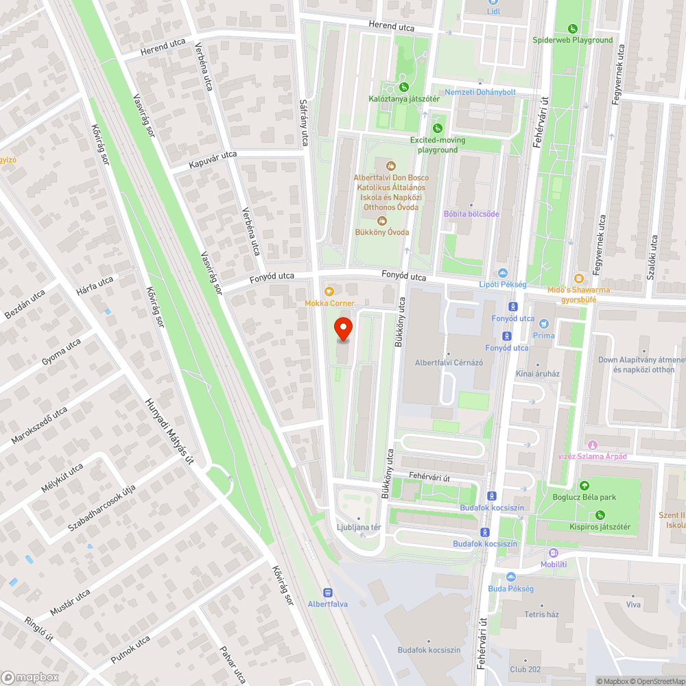 Járdán parkolás bejelentés helye