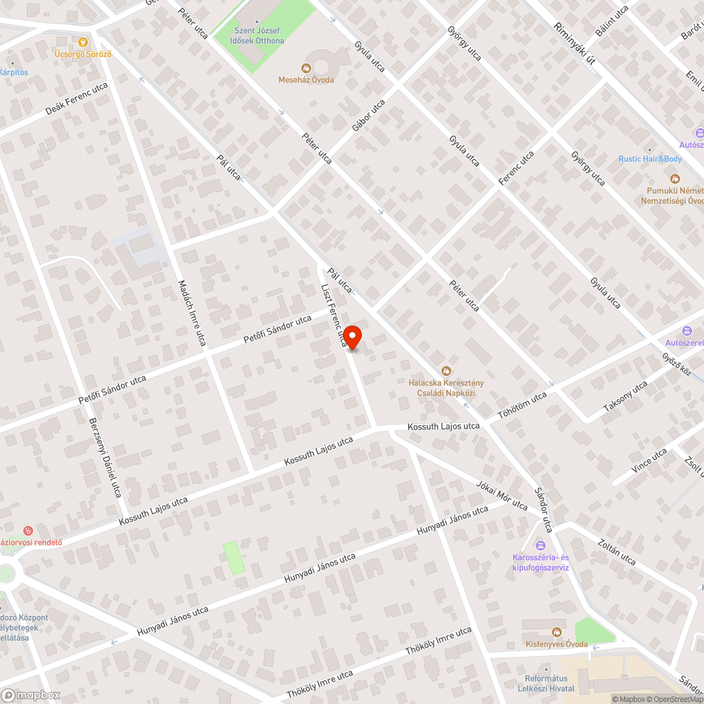 Elhagyott üzemképtelen jármű bejelentés helye