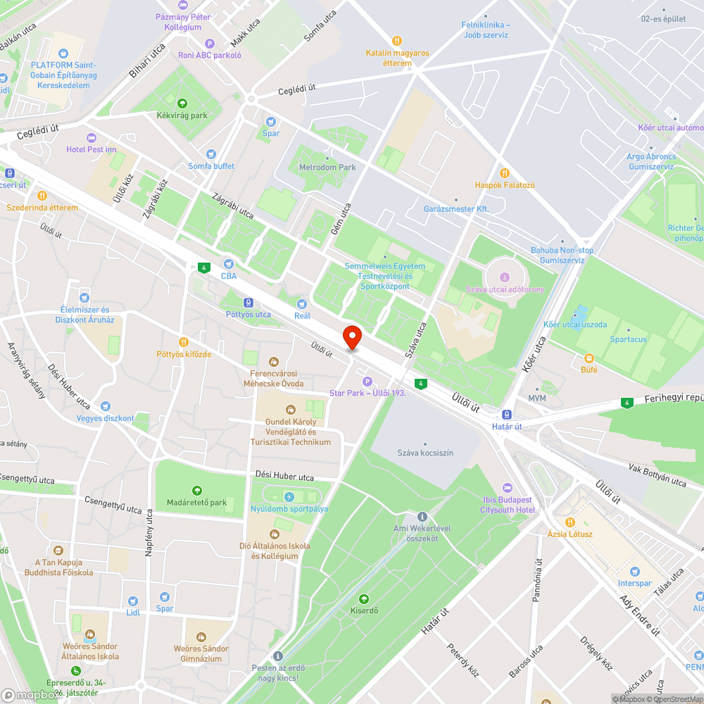 Illegális szemét bejelentés helye