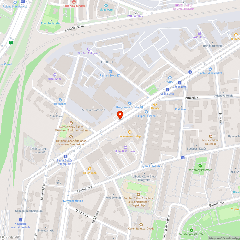 Elhagyott Opel bejelentés helye