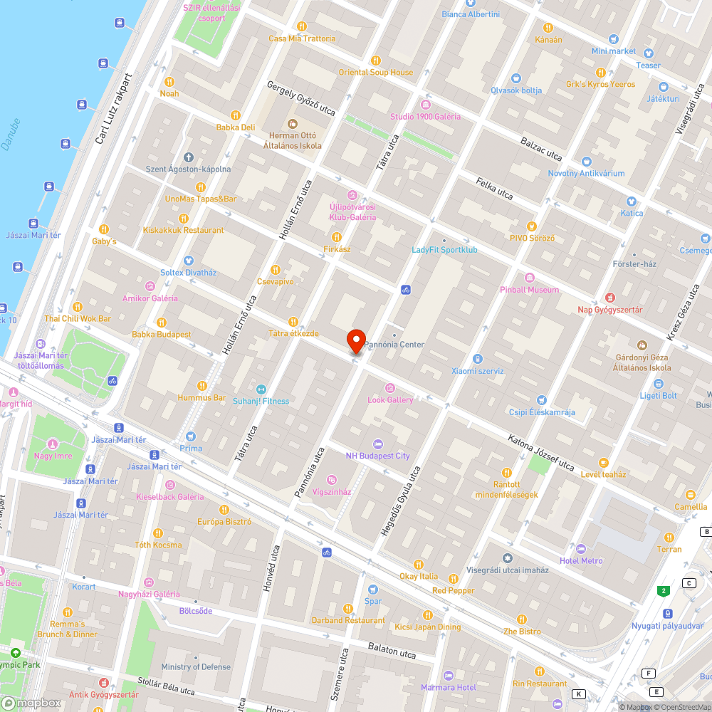 Szétégett kuka bejelentés helye