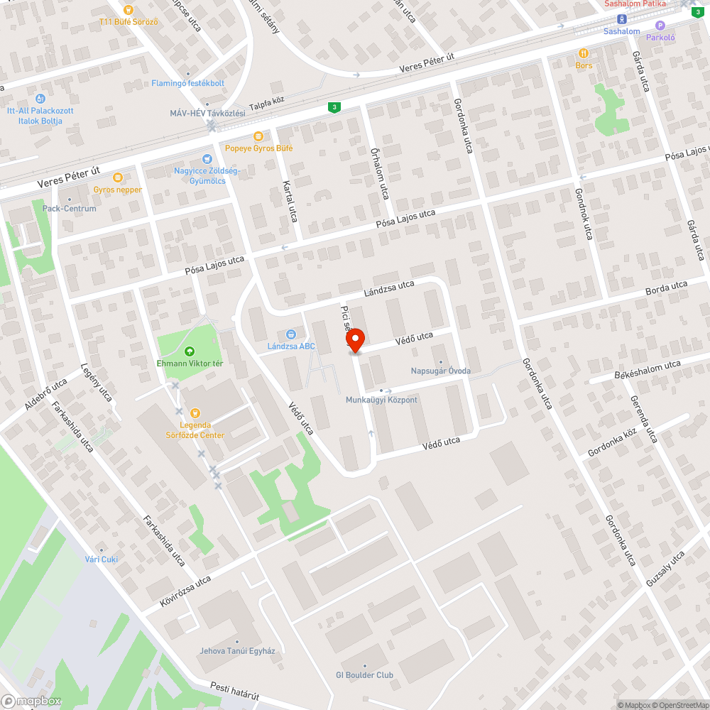 Kidőlt tábla bejelentés helye